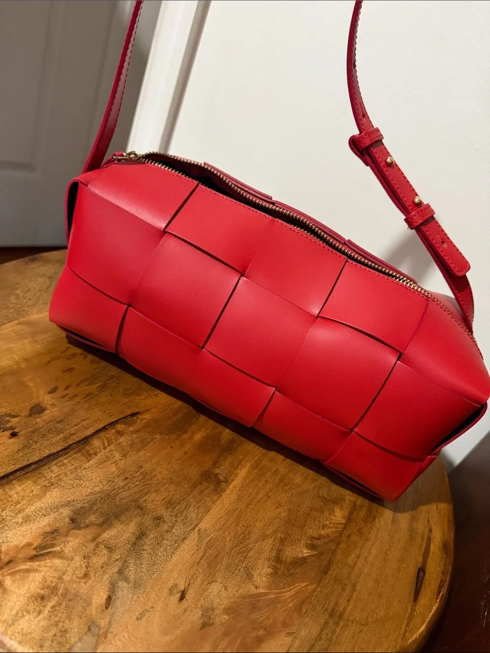 Isadora Woven Shoulder Bag